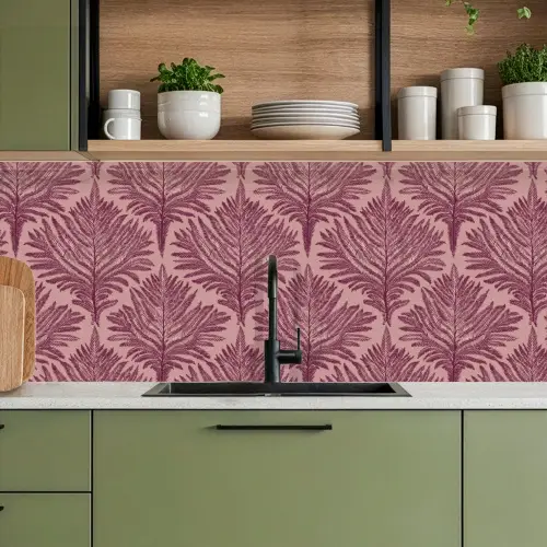 Varen - Patroon - Paars keuken achterwand 2 middel 871 -sfeer3
