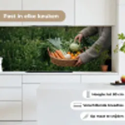 Veld - Groenten - Biologisch - Oogst keuken achterwand 2 middel -sfeer4_NL