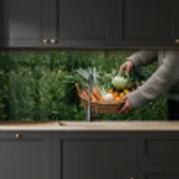 Veld - Groenten - Biologisch - Oogst keuken achterwand 2 middel -sfeer1