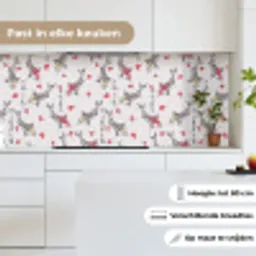 Vis - Koi - Bloemen - Patronen keuken achterwand 2 middel 871 -sfeer4_NL