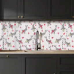 Vis - Koi - Bloemen - Patronen keuken achterwand 2 middel 871 -sfeer1