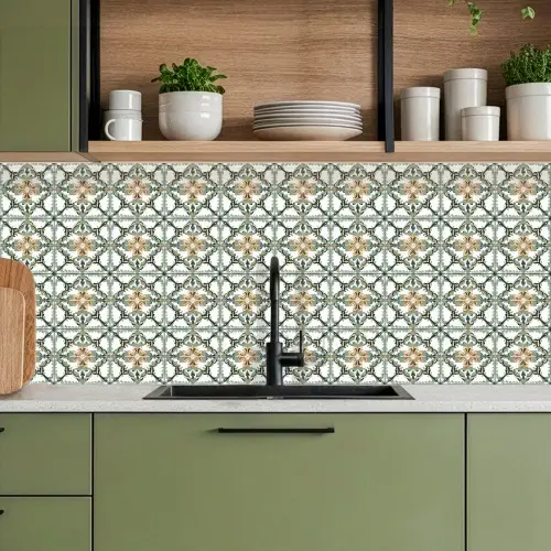 Floraal - Verweerd - Keurrijk keuken achterwand 2 middel 871 -sfeer3