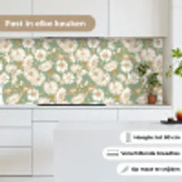 Bloem - Art nouveau - Design keuken achterwand 2 middel 871 -sfeer4_NL