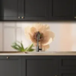 Bloem - Minimalistisch - Groen keuken achterwand 2 middel -sfeer1
