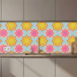 Flower Power - Design - Hippie keuken achterwand 2 middel 871 zz_3dshopping