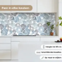 Bloemen - Abstract - Patroon keuken achterwand 2 middel 871 -sfeer4_NL