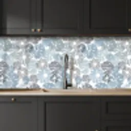 Bloemen - Abstract - Patroon keuken achterwand 2 middel 871 -sfeer1