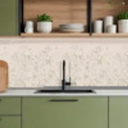 Bloemen - Beige - Botanisch - Vintage keuken achterwand 2 middel -sfeer3