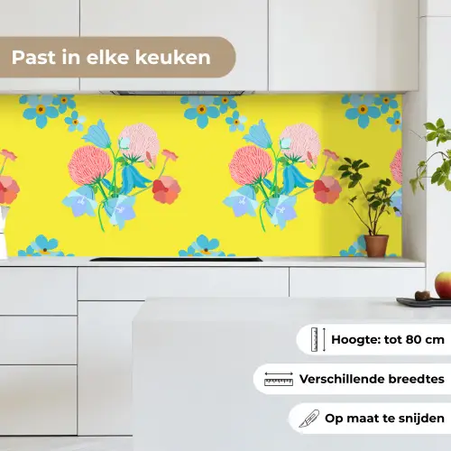 Bloemen - Boeket - Lente - Patronen keuken achterwand 2 middel 871 -sfeer4_NL