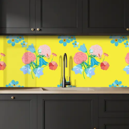Bloemen - Boeket - Lente - Patronen keuken achterwand 2 middel 871 -sfeer1
