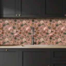 Bloemen - Klassiek - Roze keuken achterwand 2 middel 871 -sfeer1