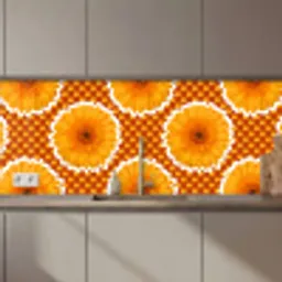 Bloemen - Stippen - Vintage - Patroon keuken achterwand 2 middel 871 zz_3dshopping