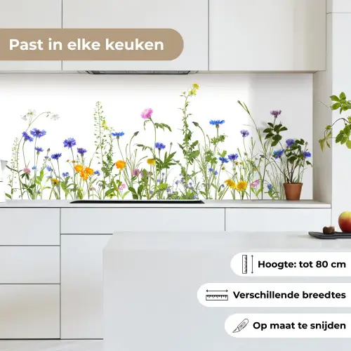 Bloemen - Veldbloemen - Lente keuken achterwand 2 middel -sfeer4_NL