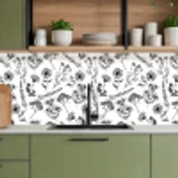 Bloemen - Kruiden - Vintage - Patronen keuken achterwand 2 middel 871 -sfeer3