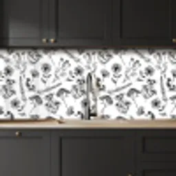 Bloemen - Kruiden - Vintage - Patronen keuken achterwand 2 middel 871 -sfeer1