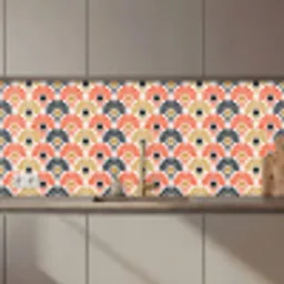 Bloemen - Japan - Patronen keuken achterwand 2 middel 871 zz_3dshopping