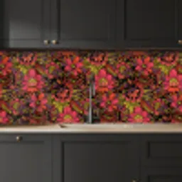 Bloemen - Bladeren - Design keuken achterwand 2 middel 871 -sfeer1