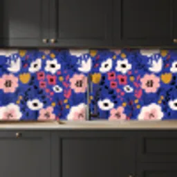 Bloemen - Bladeren - Patronen keuken achterwand 2 middel 871 -sfeer1
