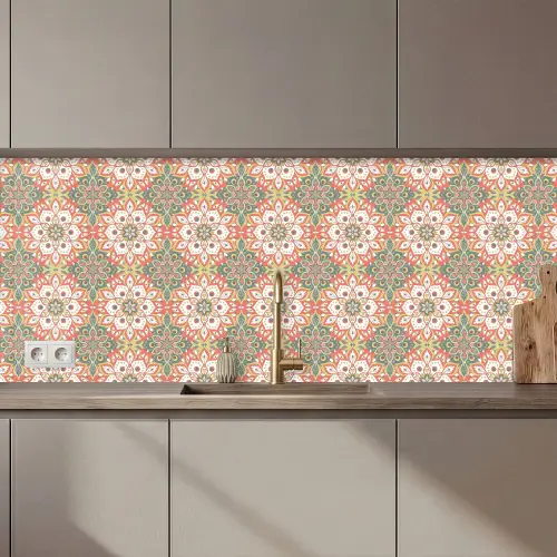 Bloemen - Mandala - Vintage - Patronen keuken achterwand 2 middel 871 zz_3dshopping