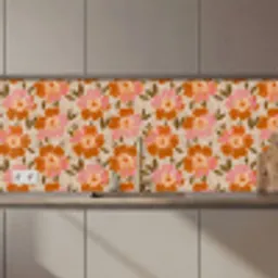 Bloemen - Motief - Retro keuken achterwand 2 middel 871 zz_3dshopping