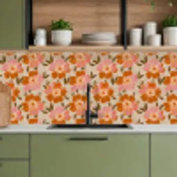 Bloemen - Motief - Retro keuken achterwand 2 middel 871 -sfeer3