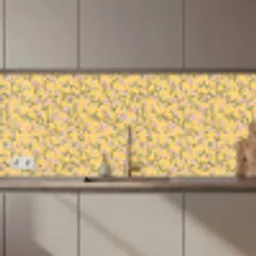 Bloemen - Motief - Geel keuken achterwand 2 middel 871 zz_3dshopping