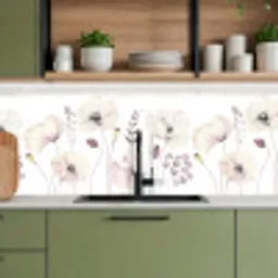 Bloemen - Pastel -  Planten - Wit keuken achterwand 2 middel -sfeer3
