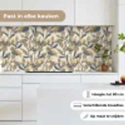 Bloemen -  Patroon - Design - Natuur keuken achterwand 2 middel 871 -sfeer4_NL