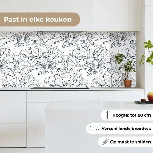 Bloemen - Patroon - Lijn keuken achterwand 2 middel 871 -sfeer4_NL