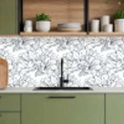 Bloemen - Patroon - Lijn keuken achterwand 2 middel 871 -sfeer3