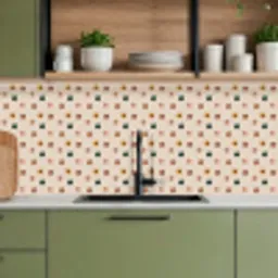 Bloemen - Patronen - Stippen keuken achterwand 2 middel 871 -sfeer3