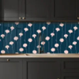 Bloemen - Pioenroos - Patronen - Pastel keuken achterwand 2 middel 871 -sfeer1