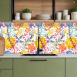 Bloemen - Planten - Regenboog - Patronen keuken achterwand 2 middel 871 -sfeer3