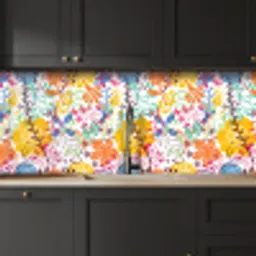 Bloemen - Planten - Regenboog - Patronen keuken achterwand 2 middel 871 -sfeer1