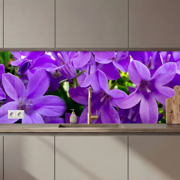 Bloemen - Paars - Natuur keuken achterwand 2 middel zz_3dshopping
