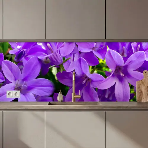 Bloemen - Paars - Natuur keuken achterwand 2 middel zz_3dshopping