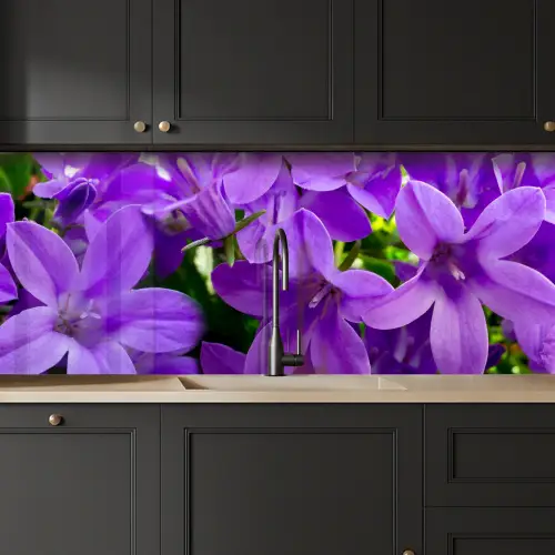 Bloemen - Paars - Natuur keuken achterwand 2 middel -sfeer1