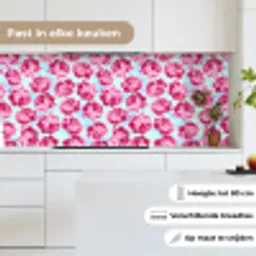Bloemen - Rozen - Patroon keuken achterwand 2 middel 871 -sfeer4_NL