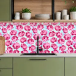 Bloemen - Rozen - Patroon keuken achterwand 2 middel 871 -sfeer3