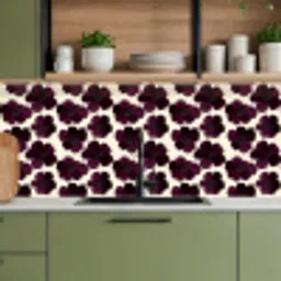 Bloemen - Aquarel - Paars keuken achterwand 2 middel 871 -sfeer3