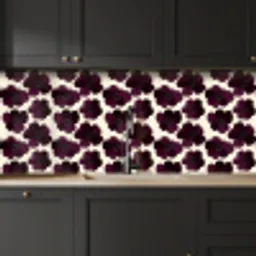 Bloemen - Aquarel - Paars keuken achterwand 2 middel 871 -sfeer1