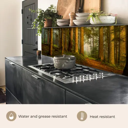 Bos - Natuur - Bomen - Landschap - Bladeren keuken achterwand 2 groot -usp_EN