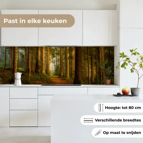 Bos - Natuur - Bomen - Landschap - Bladeren keuken achterwand 2 groot -sfeer4_NL