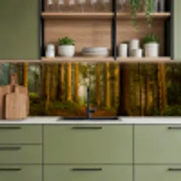 Bos - Natuur - Bomen - Landschap - Bladeren keuken achterwand 2 groot -sfeer3