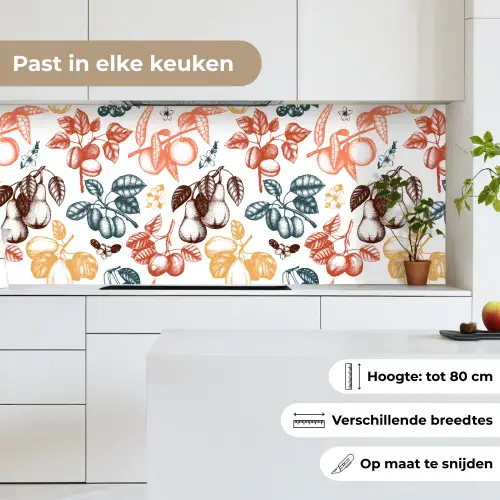 Fruit - Vintage - Boom - Design keuken achterwand 2 middel 871 -sfeer4_NL