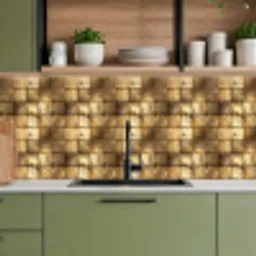 Geometrisch - Tegels - Goud keuken achterwand 2 middel 871 -sfeer3