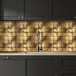 Geometrisch - Tegels - Goud keuken achterwand 2 middel 871 -sfeer1