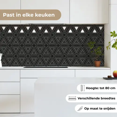 Geometrie - Design - Mozaïek keuken achterwand 2 middel 871 -sfeer4_NL