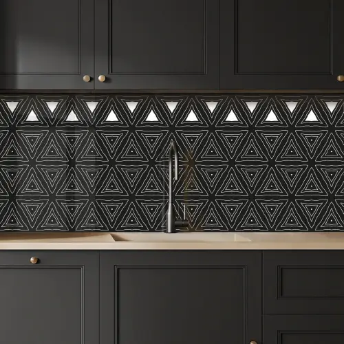 Geometrie - Design - Mozaïek keuken achterwand 2 middel 871 -sfeer1