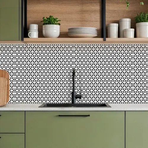 Geometrie - Lijn - Abstract - Patroon keuken achterwand 2 middel 871 -sfeer3